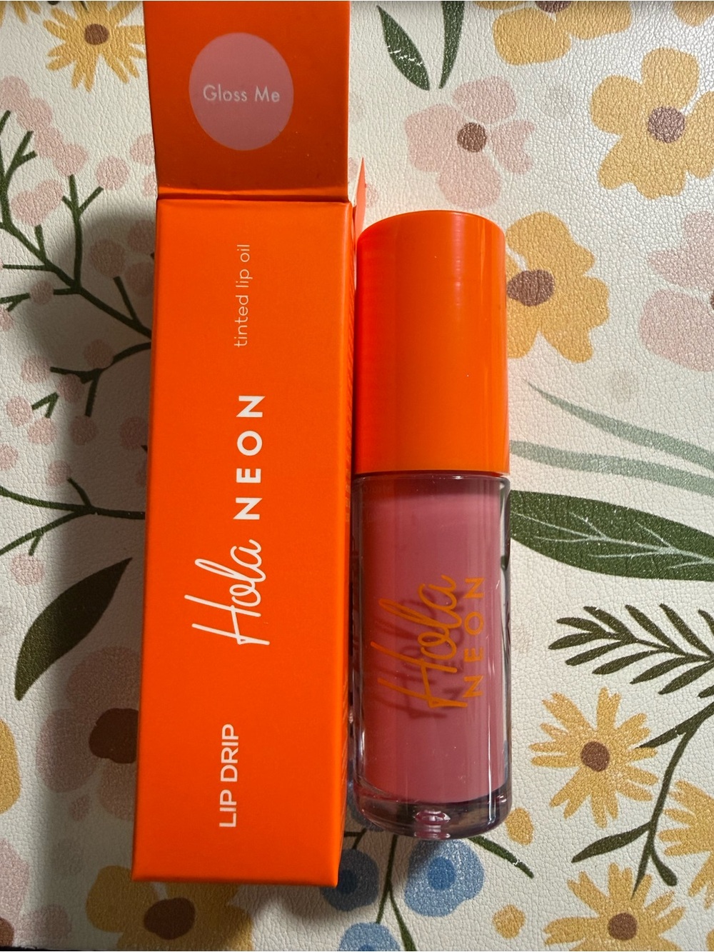 Hola Neon - Gloss Me Lip Drip Lip Oil — Dusty Rose - New in Box
